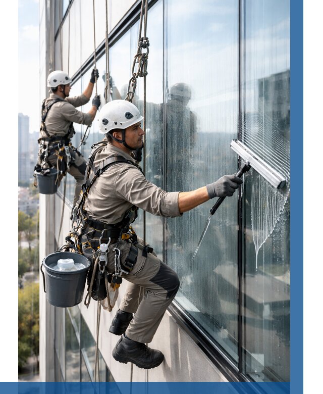 Мойка окон альпинистами в Серпухове от 4572 р. | ВЫСОТНИК-Срп