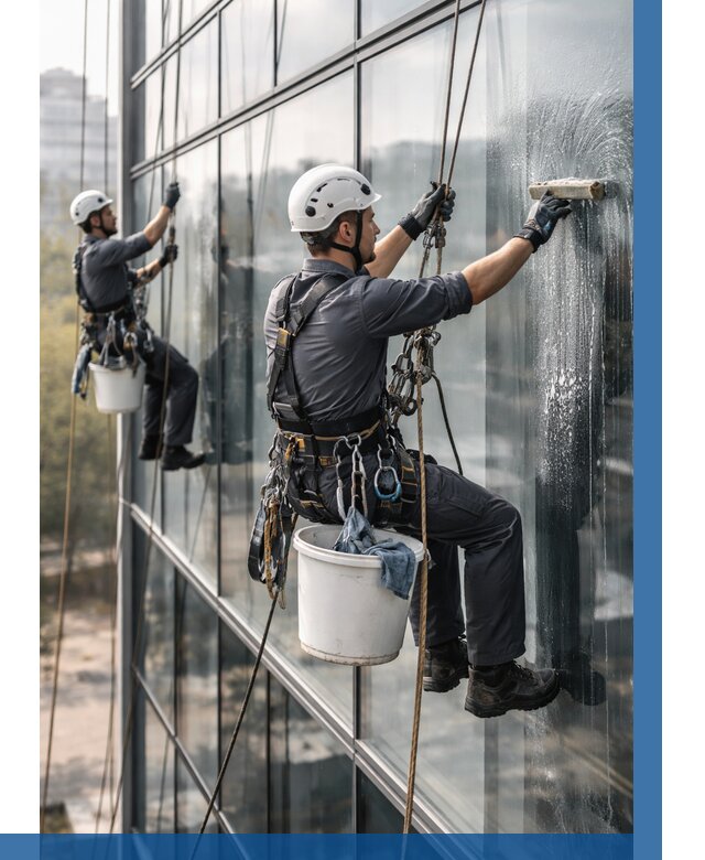 Мойка сплошного остекления в Серпухове, заказать от 305 р.| ВЫСОТНИК-Срп