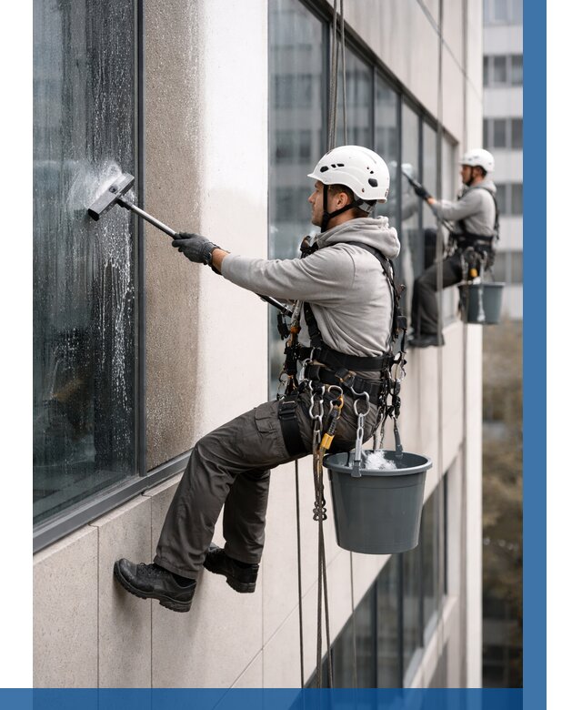 Мойка фасадов зданий в Серпухове под ключ от 356 р. | ВЫСОТНИК-Срп