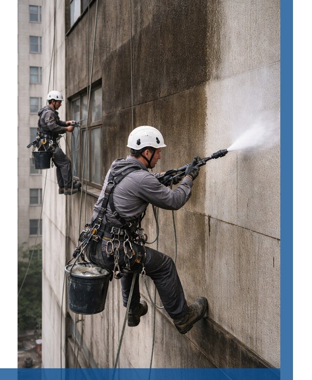 Очистка фасада от копоти в Серпухове от 254 р. | ВЫСОТНИК-Срп