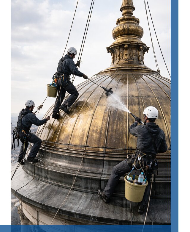 Мойка куполов и шпилей в Серпухове от 8129 р. - заказать | ВЫСОТНИК-Срп
