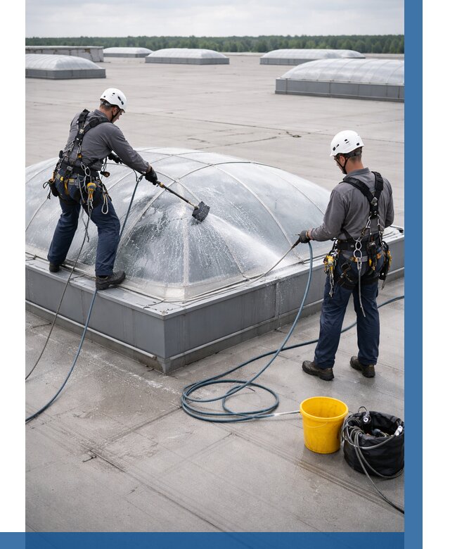 Мойка зенитных фонарей в Серпухове, заказать от 4572 р. | ВЫСОТНИК-Срп