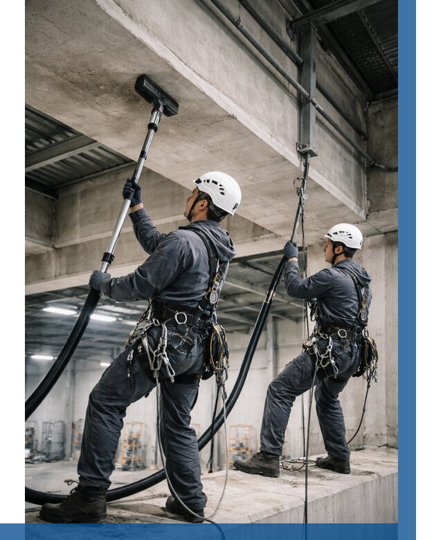 Обеспыливание потолочных конструкций в Серпухове от 254 р. |ВЫСОТНИК-Срп