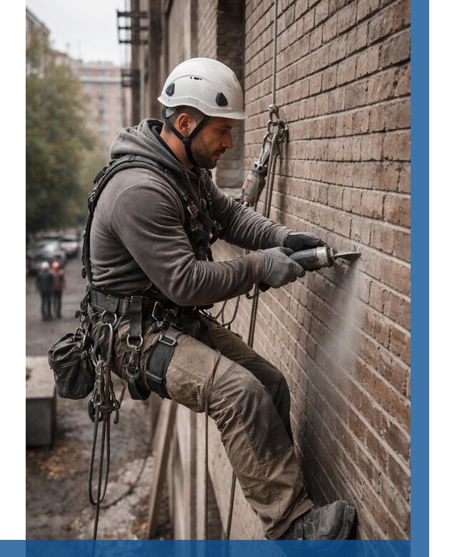 Расшивка кирпичных швов в Серпухове от 610 р. | ВЫСОТНИК-Срп