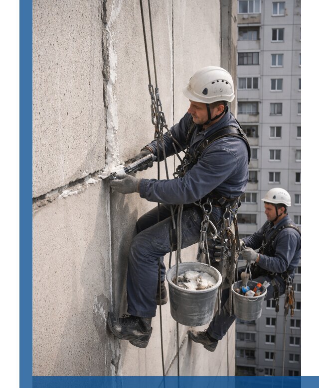 Утепление межпанельных швов в Серпухове профессионально и надежно