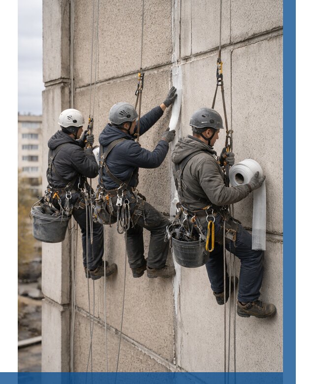 Ремонт межпанельных швов в Серпухове от 762 р. | ВЫСОТНИК-Срп