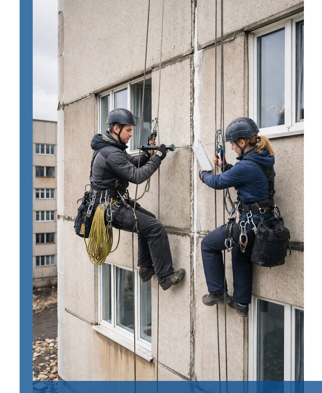 Герметизация межпанельных швов тёплым швом в Серпухове