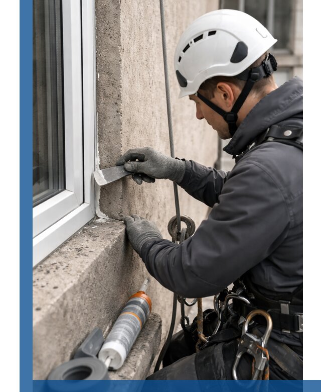 Герметизация монтажных швов окон в Серпухове с гарантией качества