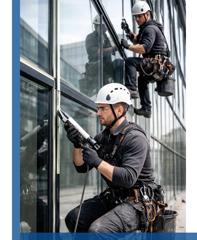 Герметизация витражных швов в Серпухове для зданий и фасадов