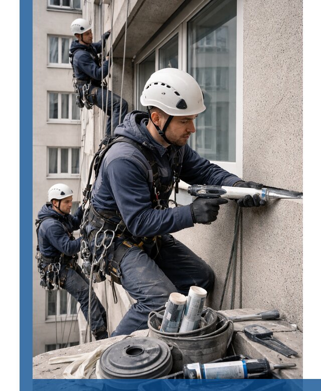 Герметизация швов лоджии в Серпухове профессионально и надежно