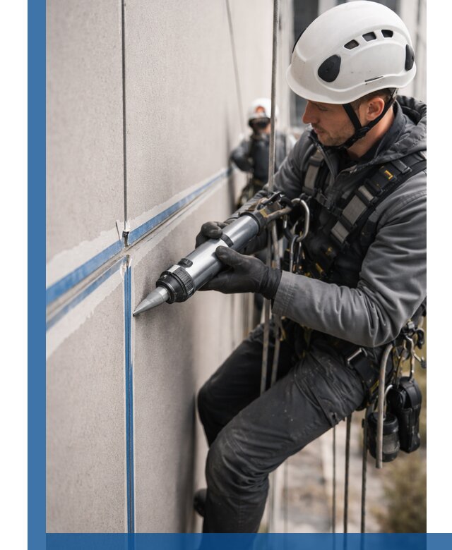 Герметизация стыков фасадных панелей в Серпухове качественно и быстро