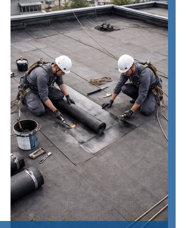 Ремонт мягкой кровли под ключ в Серпухове от 711 р. | ВЫСОТНИК-Срп