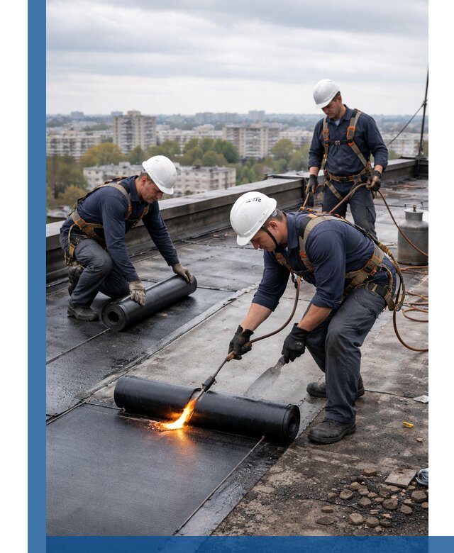 Ремонт наплавляемой кровли в Серпухове качественно и надежно