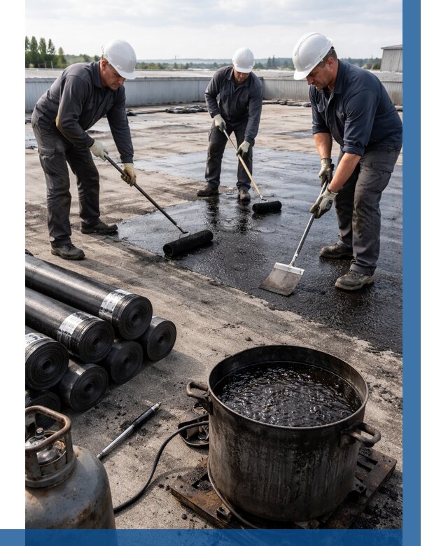 Гидроизоляция кровли мастикой в Серпухове от 610 р. | ВЫСОТНИК-Срп