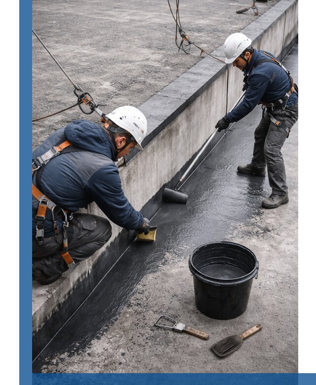 Гидроизоляция кровли жидкой резиной профессионально в Серпухове