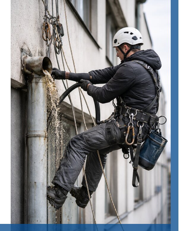 Прочистка водосточных труб в Серпухове от 3556 р. | ВЫСОТНИК-Срп