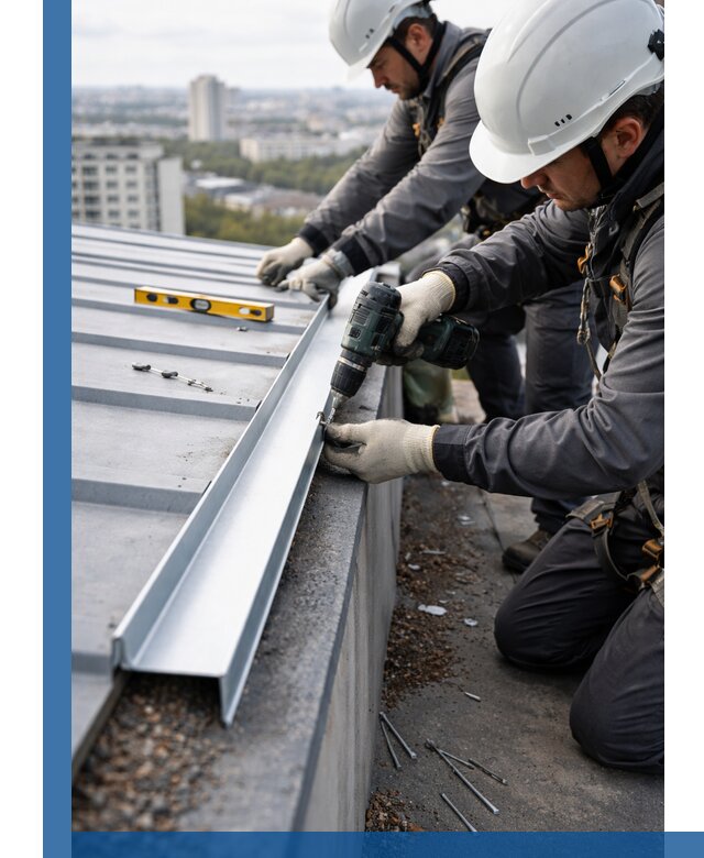 Монтаж капельника на кровле в Серпухове с гарантией качества