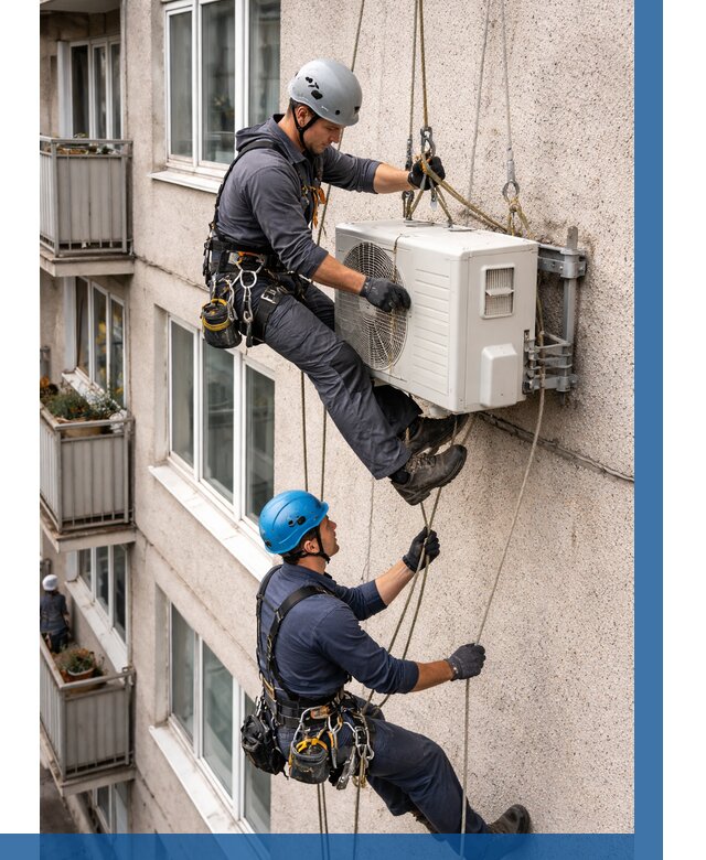 Перенос внешнего блока кондиционера в Серпухове от 9145 р.| ВЫСОТНИК-Срп