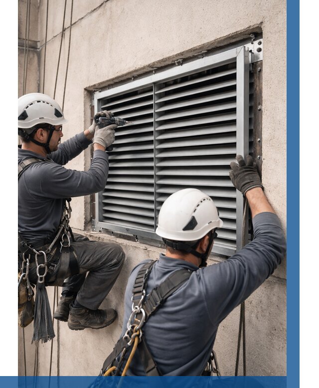 Монтаж вентиляционных решеток в Серпухове от 4572 р. | ВЫСОТНИК-Срп