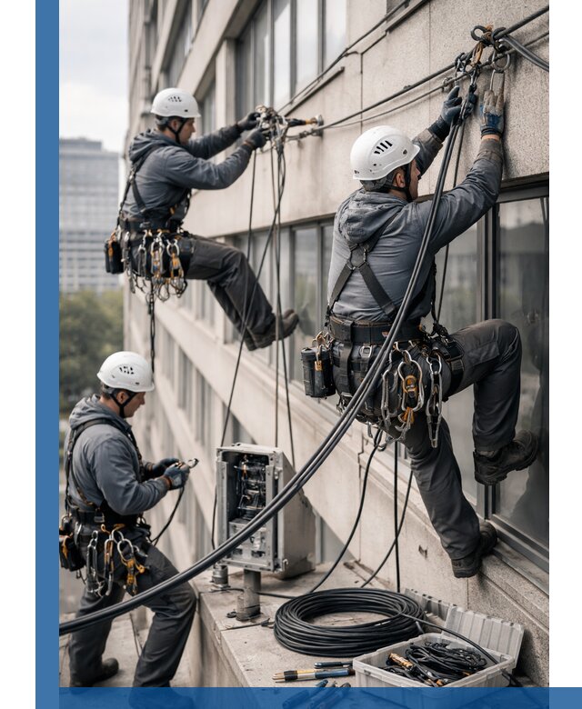 Прокладка оптоволоконного кабеля в Серпухове под ключ с тестированием