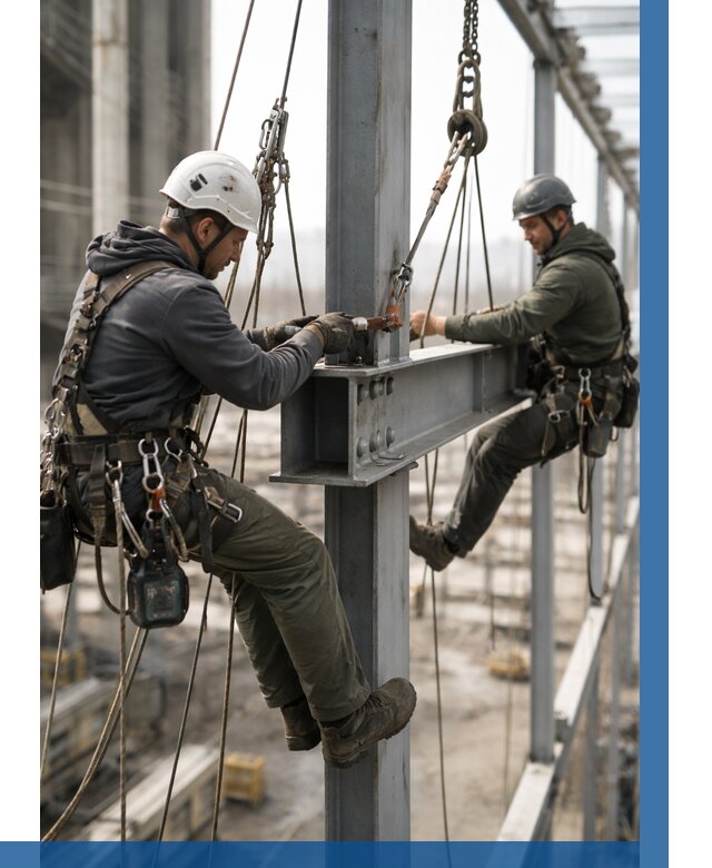 Монтаж металлоконструкций на высоте в Серпухове от 3556 р. | ВЫСОТНИК-Срп