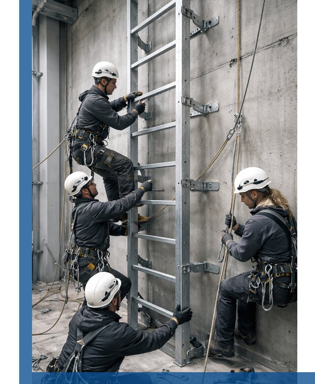 Монтаж металлических лестниц в Серпухове под ключ со гарантией