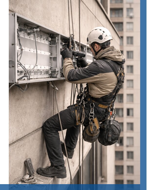 Ремонт вывески на высоте в Серпухове от 4572 р. | ВЫСОТНИК-Срп