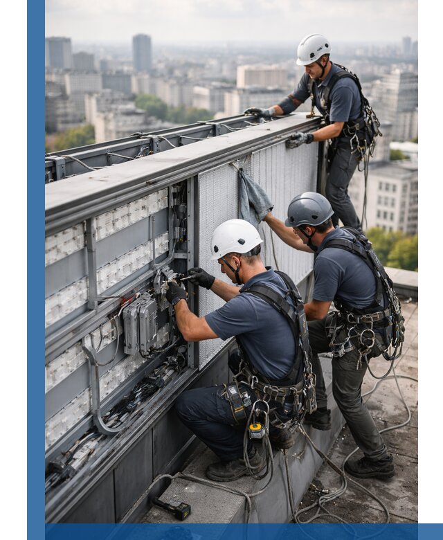 Профессиональное обслуживание крышной рекламы в Серпухове под ключ