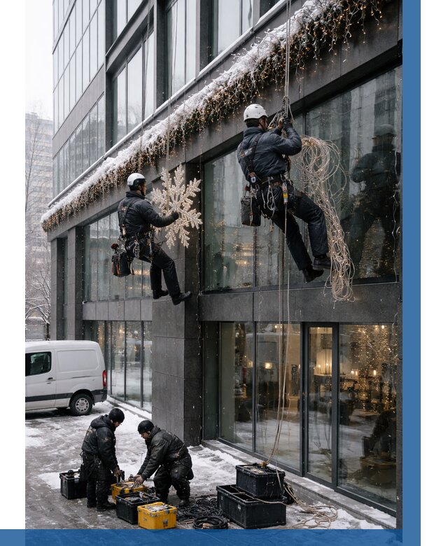 Демонтаж новогоднего оформления в Серпухове от 5589 р. | ВЫСОТНИК-Срп