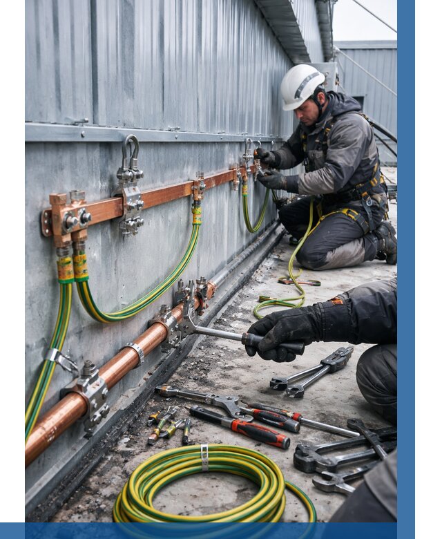 Монтаж заземления здания в Серпухове от 25403 р. | ВЫСОТНИК-Срп