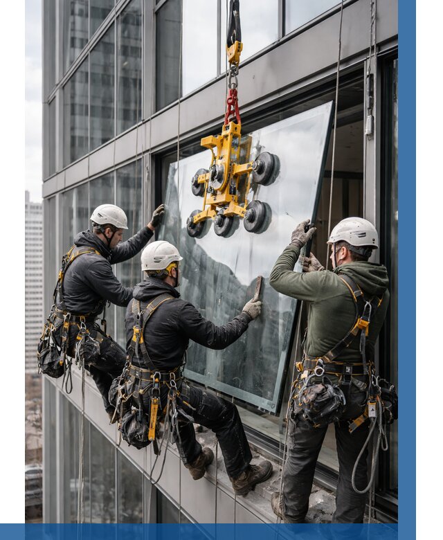 Фасадное остекление зданий под ключ в Серпухове от 10161 р. | ВЫСОТНИК-Срп