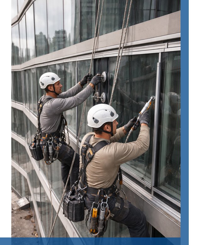 Радиусное остекление фасада в Серпухове от 12193 р. | ВЫСОТНИК-Срп