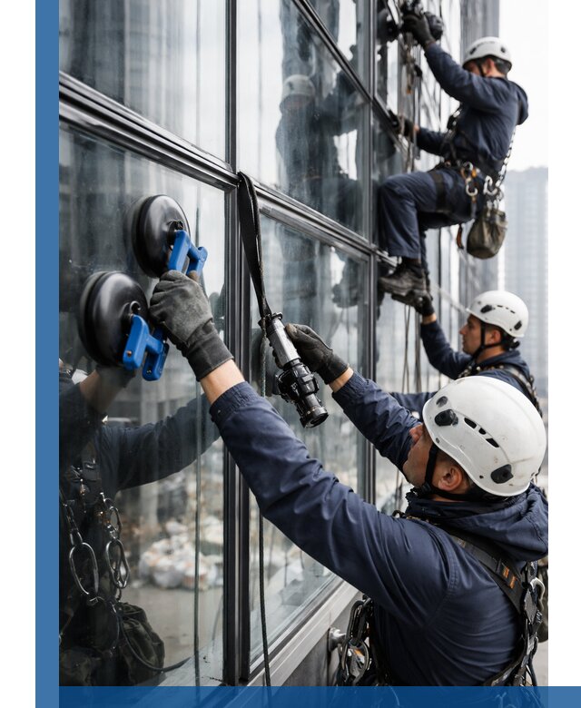 Радиусное остекление фасадов под ключ в Серпухове с гарантиями