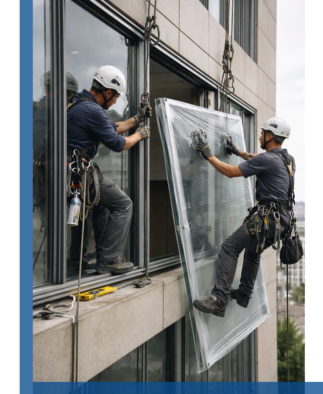 Профессиональная замена стекла в витраже в Серпухове с гарантией