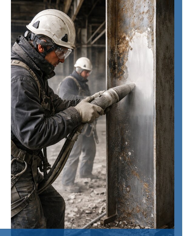 Удаление старой краски с металла в Серпухове от 457 р. | ВЫСОТНИК-Срп