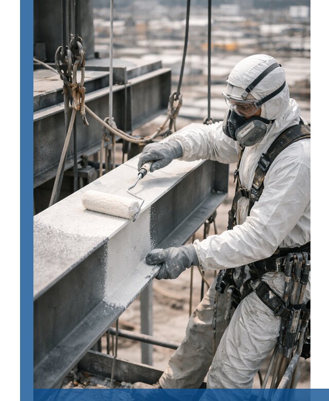 Профессиональная огнезащитная обработка металлоконструкций в Серпухове