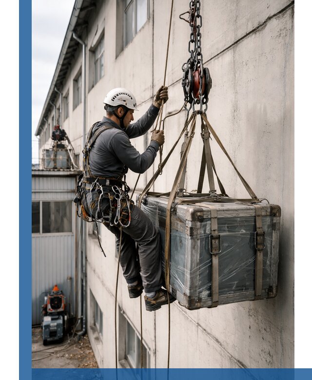 Подъем грузов на высоту в Серпухове для промышленных объектов