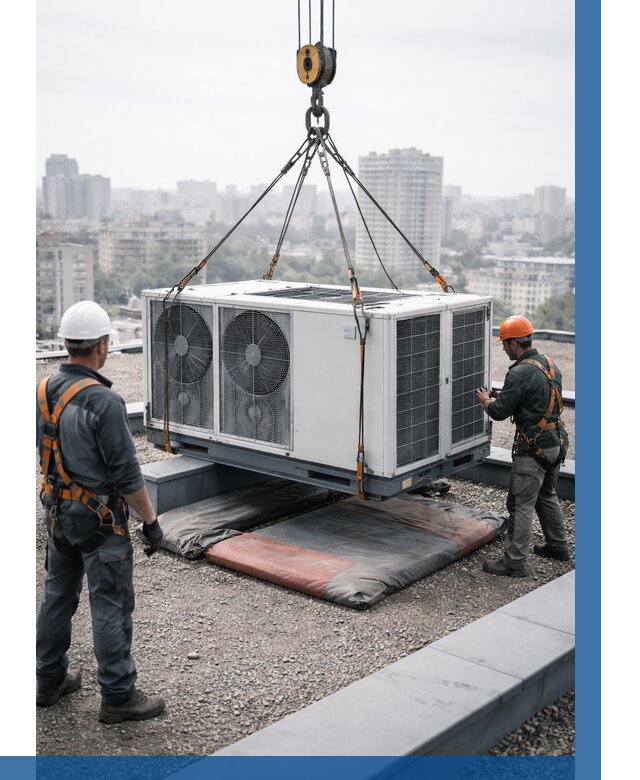 Подъем груза на крышу в Серпухове от 5081 р. | ВЫСОТНИК-Срп заказать