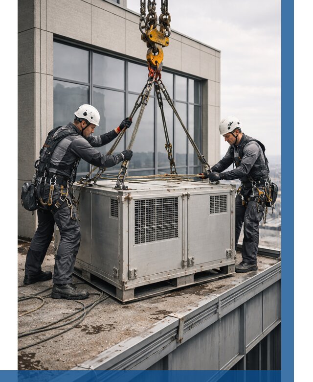 Такелажные работы на высоте в Серпухове от 8129 р. | ВЫСОТНИК-Срп