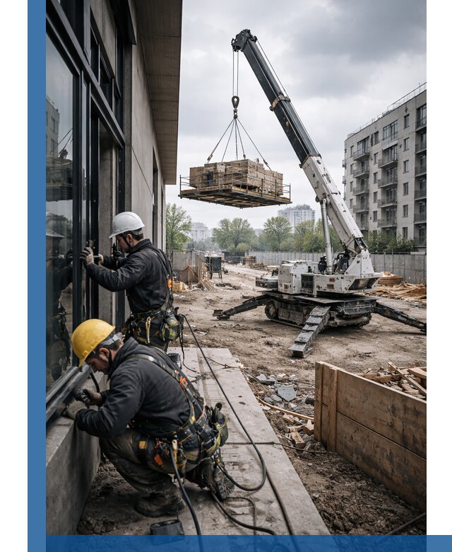 Аренда крана Пионер в Серпухове для строительных работ