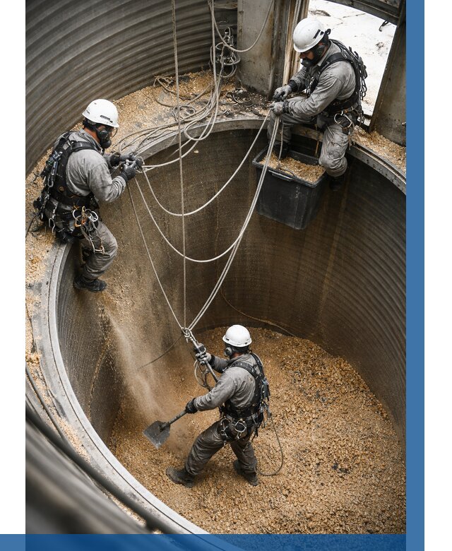 Чистка зерновых бункеров в Серпухове от 12193 р. | ВЫСОТНИК-Срп