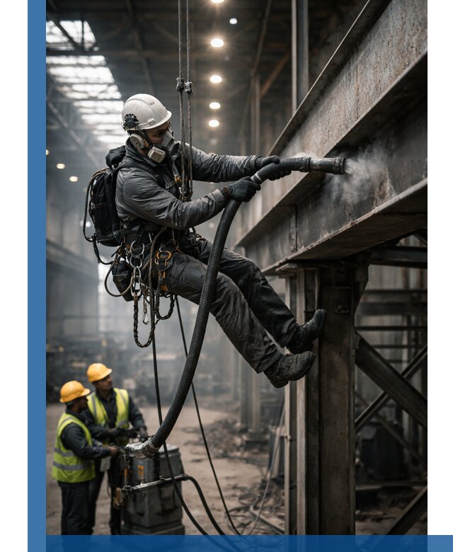 Обеспыливание конструкций в цехах промышленного производства в Серпухове