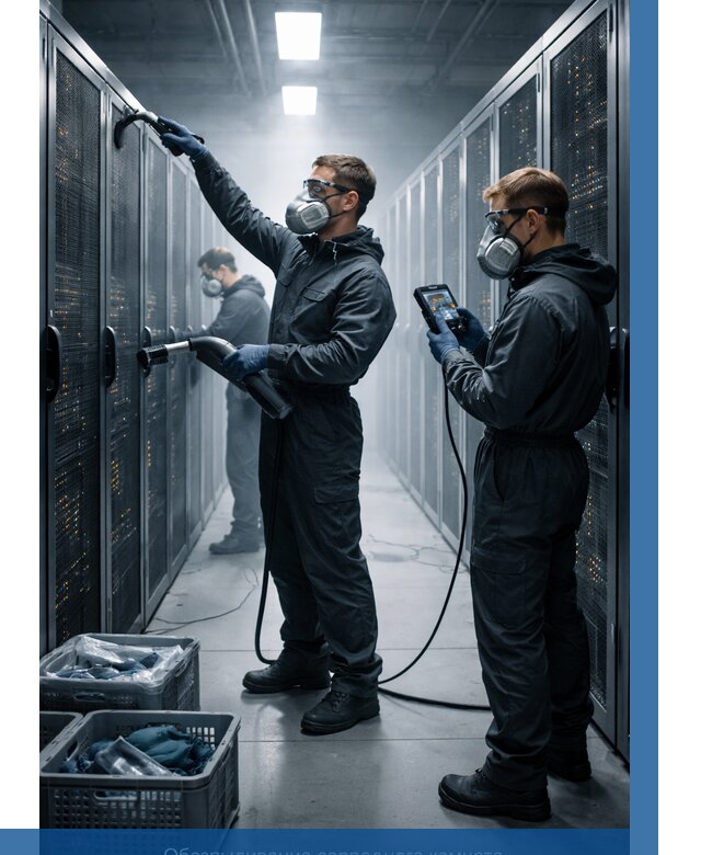 Обеспыливание серверной комнаты в Серпухове от 4572 р. | ВЫСОТНИК-Срп