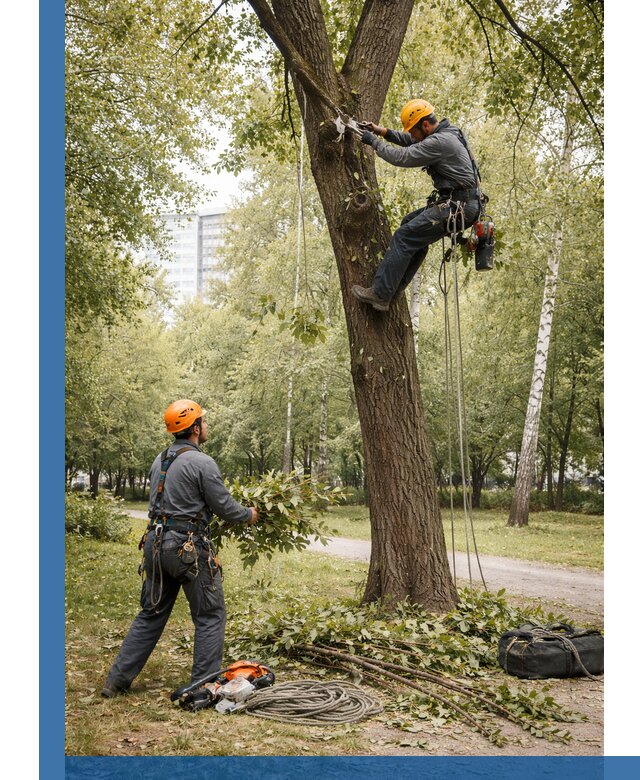 Санитарная обрезка деревьев в Серпухове, профессионально и безопасно