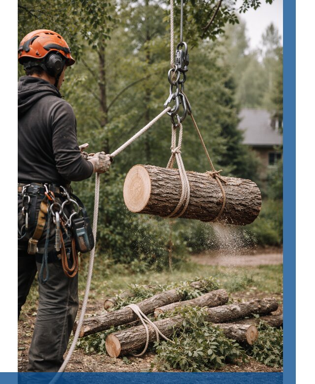 Валка деревьев частями в Серпухове от 7621 р. | ВЫСОТНИК-Срп