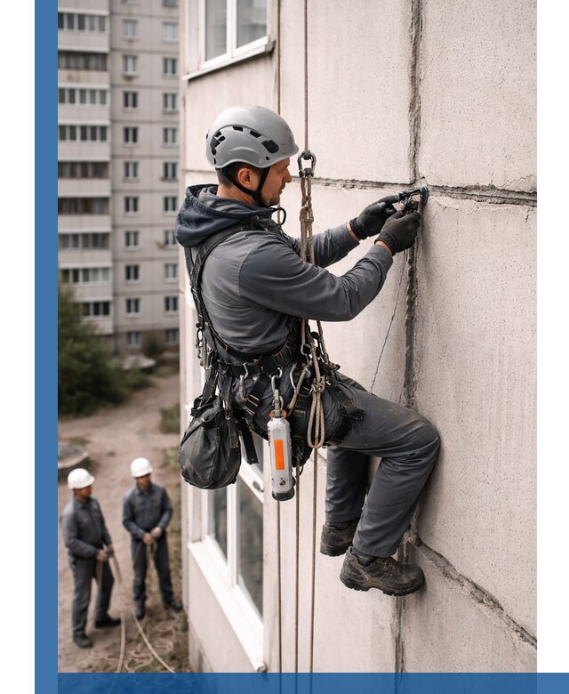 Обследование межпанельных швов и герметизация в Серпухове