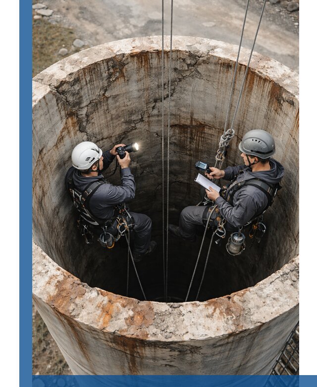 Обследование дымовой трубы: диагностика и оценка состояния в Серпухове